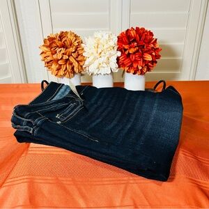 Women's Boot Cut Jeans - Dark Blue